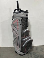 STROMBERG COOLER GOLF BAG IN GREY TO INCLUDE UMBRELLA