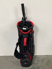 STROMBERG GOLF CART BAG IN RED/BLACK - RRP £149