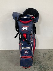 RIFE WATERPROOF AIR CHANNEL DESIGN DRY DESIGN GOLF CART BAG IN BLUE/RED - RRP £129