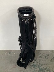 FAZER LIGHTWEIGHT 2.5 GOLF STAND BAG IN BLACK/WHITE - RRP £69