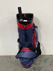 STROMBERG WEATHER LITE GOLF STAND BAG - RRP £80 TO INCLUDE GOLF UMBRELLA