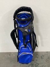 STROMBERG HYBRID H20 PROOF GOLF CART BAG IN BLUE/BLACK