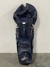 STROMBERG THE OPEN WATERPROOF GOLF CART BAG IN BLUE - RRP £189