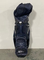 STROMBERG THE OPEN WATERPROOF GOLF CART BAG IN BLUE - RRP £189