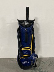 STROMBERG THE OPEN STAND BAG IN BLUE/YELLOW - RRP £169