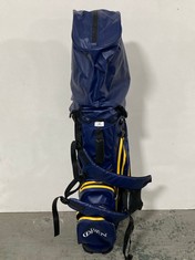 STROMBERG THE OPEN STAND BAG IN BLUE/YELLOW - RRP £169