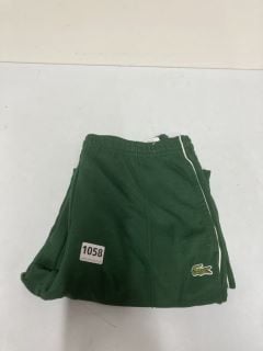 LACOSTE GREEN JOGGERS - SIZE L