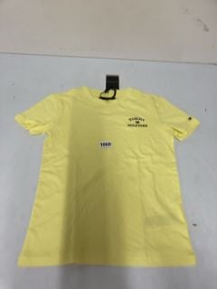 TOMMY HILLFIGER YELLOW CHILDRENS T SHIRT - SIZE UNKNOWN