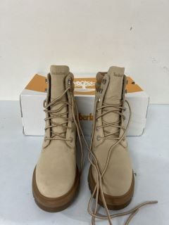 TIMBERLAND CORTINA VALLEY MID LACE BEIGE WOMENS BOOTS - SIZE 4