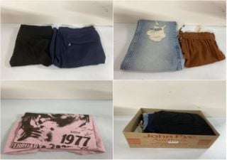 BOX OF DESIGNER CLOTHING VARIOUS SIZES