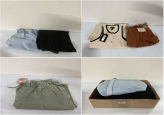 BOX OF DESIGNER CLOTHING VARIOUS SIZES