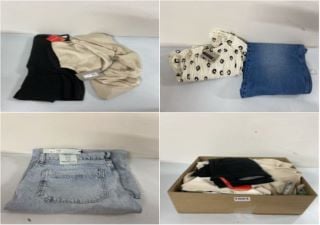 BOX OF DESIGNER CLOTHING VARIOUS SIZES