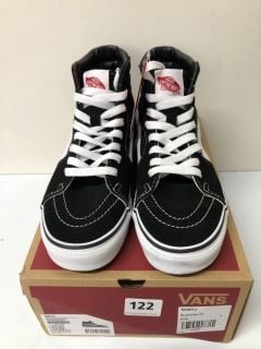 VANS SK8-HI SHOES - BLACK - SIZE: 5