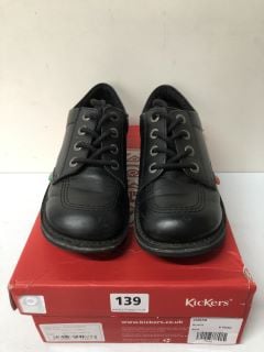 KICKERS CHILDRENS SHOES - BLACK - SIZE: 6