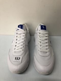 RALPH LAUREN TRAIN 89 TRAINERS - WHITE - SIZE:9 - RRP.£130