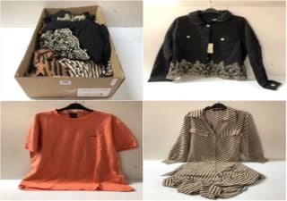 BOX OF DESIGNER WOMENS CLOTHING VARIOUS SIZES