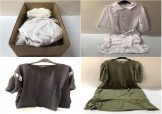 BOX OF DESIGNER WOMENS CLOTHING VARIOUS SIZES