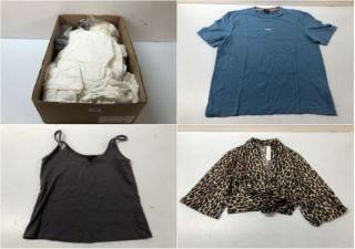 BOX OF DESIGNER WOMENS CLOTHING VARIOUS SIZES