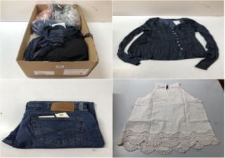 BOX OF DESIGNER WOMENS CLOTHING VARIOUS SIZES