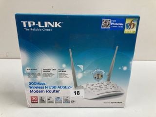 TP-LINK 300MBPS WIRELESS N USB ADSL2+ MODEM ROUTER