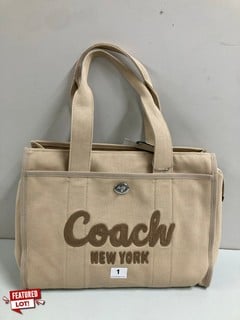 COACH NEW YORK CARGO TOTE BAG 42 - RRP.£325