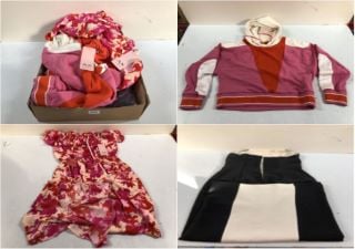 BOX OF DESIGNER WOMENS CLOTHING VARIOUS SIZES