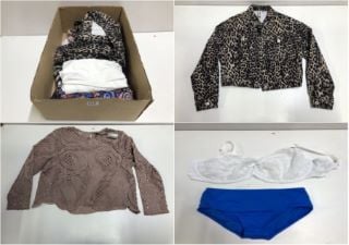 BOX OF DESIGNER WOMENS CLOTHING VARIOUS SIZES