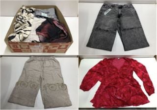 BOX OF DESIGNER WOMENS CLOTHING VARIOUS SIZES