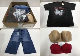 BOX OF DESIGNER WOMENS CLOTHING VARIOUS SIZES