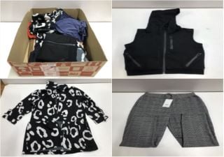 BOX OF DESIGNER WOMENS CLOTHING VARIOUS SIZES