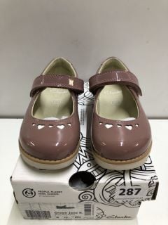 CLARKS CROWN JANE CHILDRENS SHOE - SIZE 8