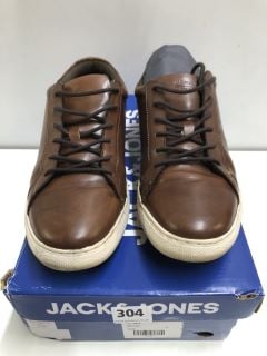 JACK & JONES GALAXY LEATHER SHOES - SIZE 9