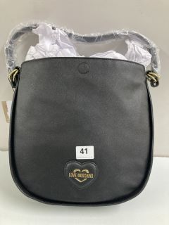 LOVE MOSCHINO SWEET BLACK SHOULDER BAG - RRP.£199