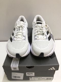 ADIDAS ADIZERO WHITE/BLACK SHOES - SIZE 6