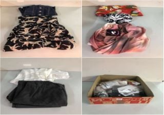 BOX OF WOMENS DESIGNER CLOTHING VARIOUS SIZES