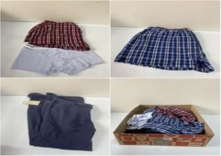 BOX OF MENS DESIGNER CLOTHING VARIOUS SIZES