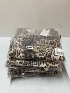 9 X LEOPARD PRINT DENIM MIDI SKIRTS - SIZE: 20 & 18 - RRP.£30 EACH