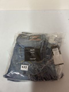 2 X JACK & JONES GLENN SLIM FIT DISTRESSED JEANS - SIZE: W30 L32 - RRP.£60 EACH