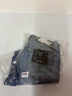 JACK & JONES GLENN SLIM FIT DISTRESSED JEANS - SIZE: W32 L32 - RRP.£60