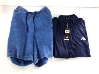 2 X DESIGNER CLOTHING ITEMS TO INC BLUE NIKE SHORTS - SIZE M