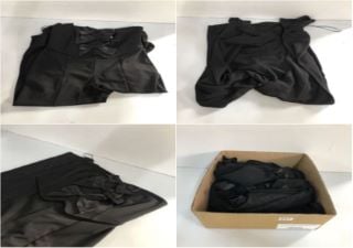 BOX OF WOMEN'S DESIGNER CLOTHING VARIOUS SIZES ( WATER DAMAGED)