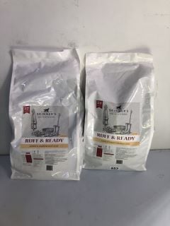 2 X SKINNERS RUFF & READY COMPLETE FOOD FOR ADULT DOGS - BEST BEFORE 13/11/24