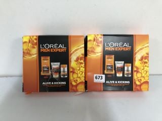 2 X LOREAL MEN EXPERT ALIVE & KICKIN