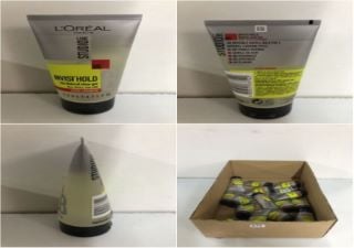 BOX OF LOREAL PARIS INVISIHOLD 24H NATURAL CLEAR GEL 150ML