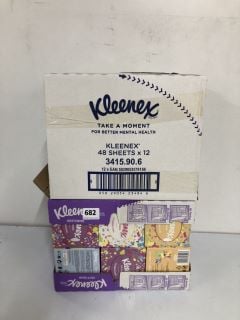 2 X BOXES OF KLEENEX TISSUE PAPER BOXES