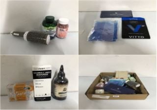 BOX OF ITEMS TO INC SLEEP MASK