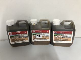 3 X SENSIO HOME EXTERIR & INTERIOR WOOD STAIN NATURAL OAK