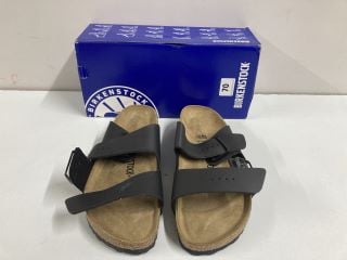 BIRKENSTOCK ARIZONA BIRKO-FLOR SANDAL - BLACK - SIZE:7 - RRP.£80