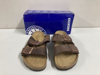 BIRKENSTOCK ARIZONA BIRKO-FLOR SANDAL - HABANA - SIZE:7.5 - RRP.£80