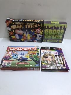 4 X BOARD GAMES TO INC MONOPOLY JUNIOR